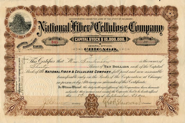 National Fiber and Cellulose Co.